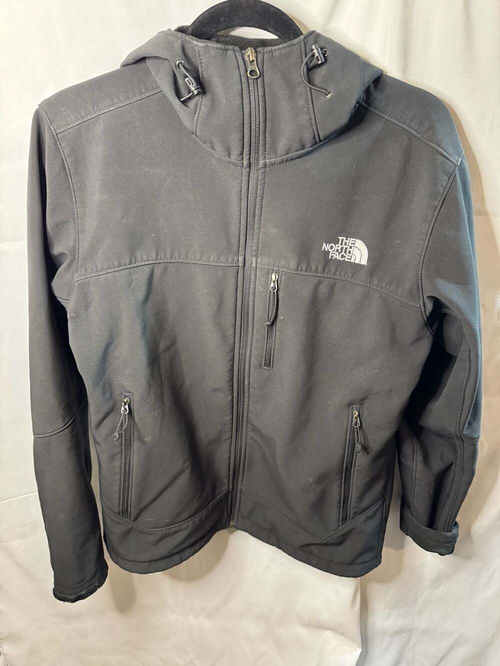 The North Face Men's Apex Bionic Softshell Hooded Jacket Black